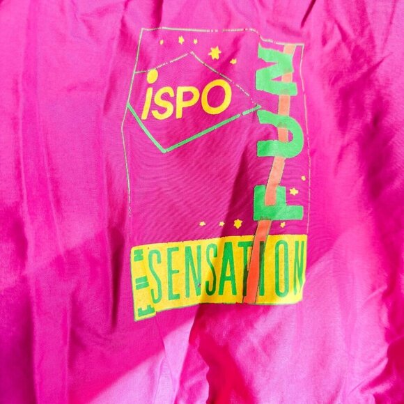 ISPO Vintage 80s 90s Crazy Colourful Pullover Ski Jacket L - Picture 2 of 7